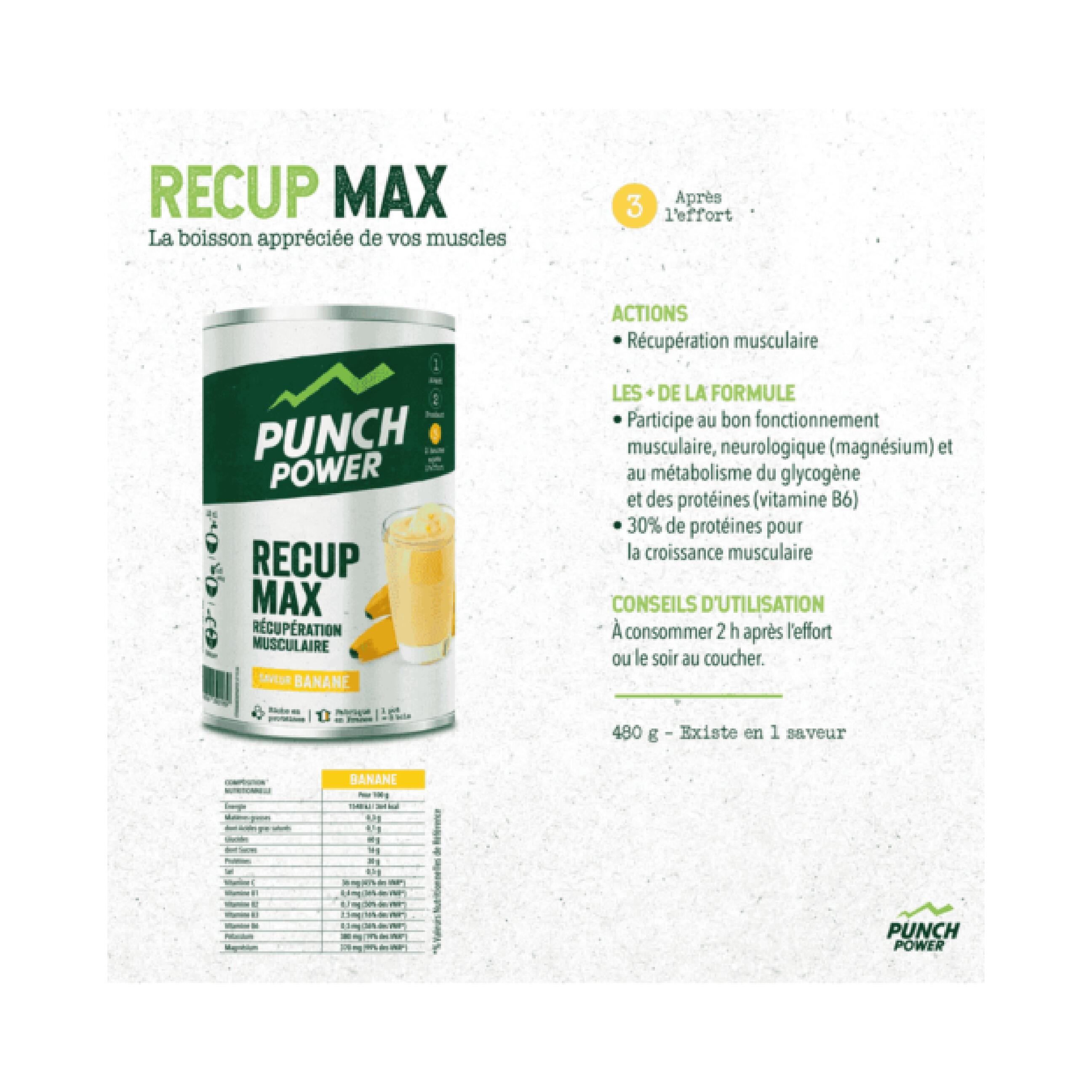 BOISSON BIO RECUP MAX BANANE PUNCH POWER 3/6