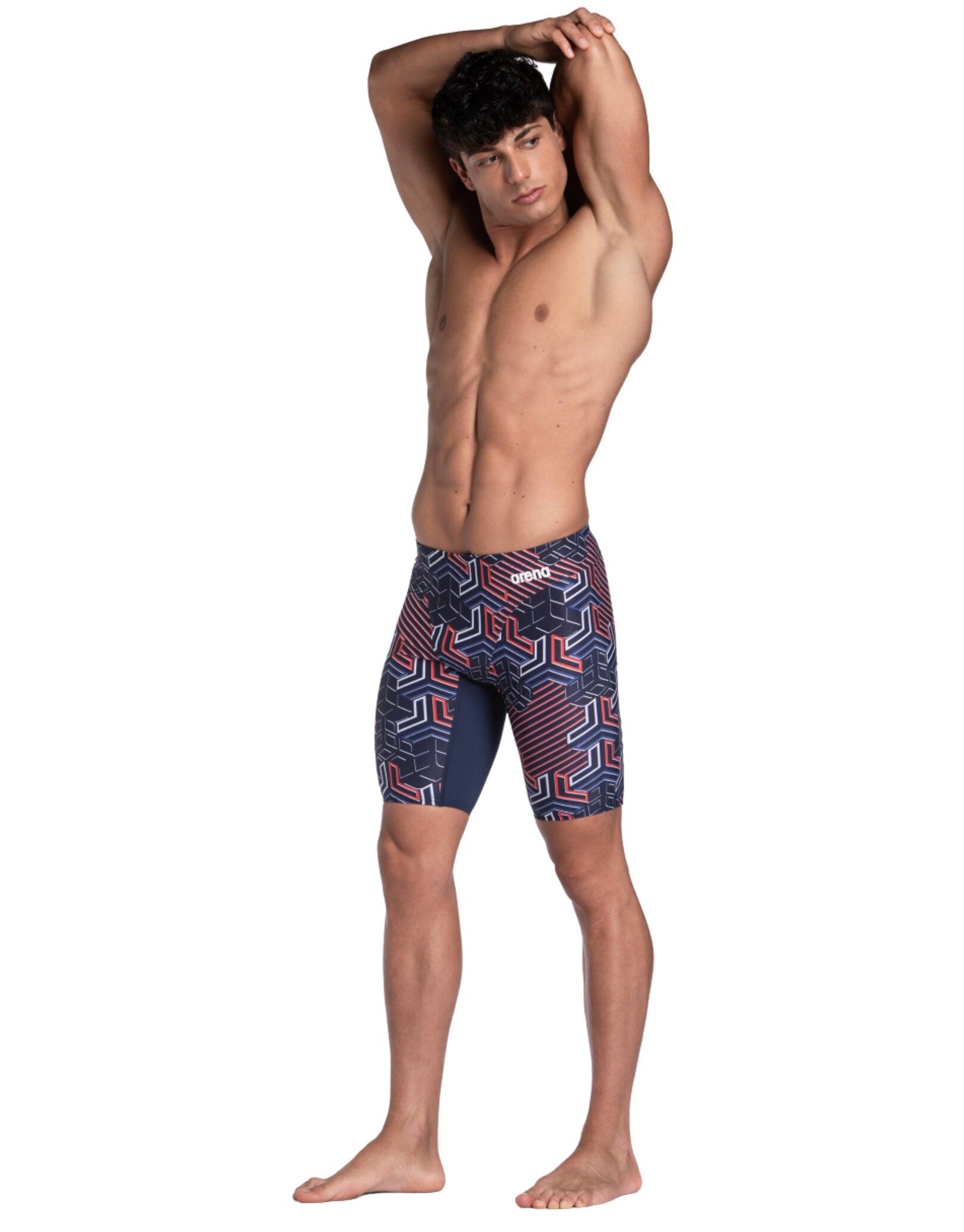 Arena Kikko Pro Swim Jammer - Navy/Team Multi 3/5