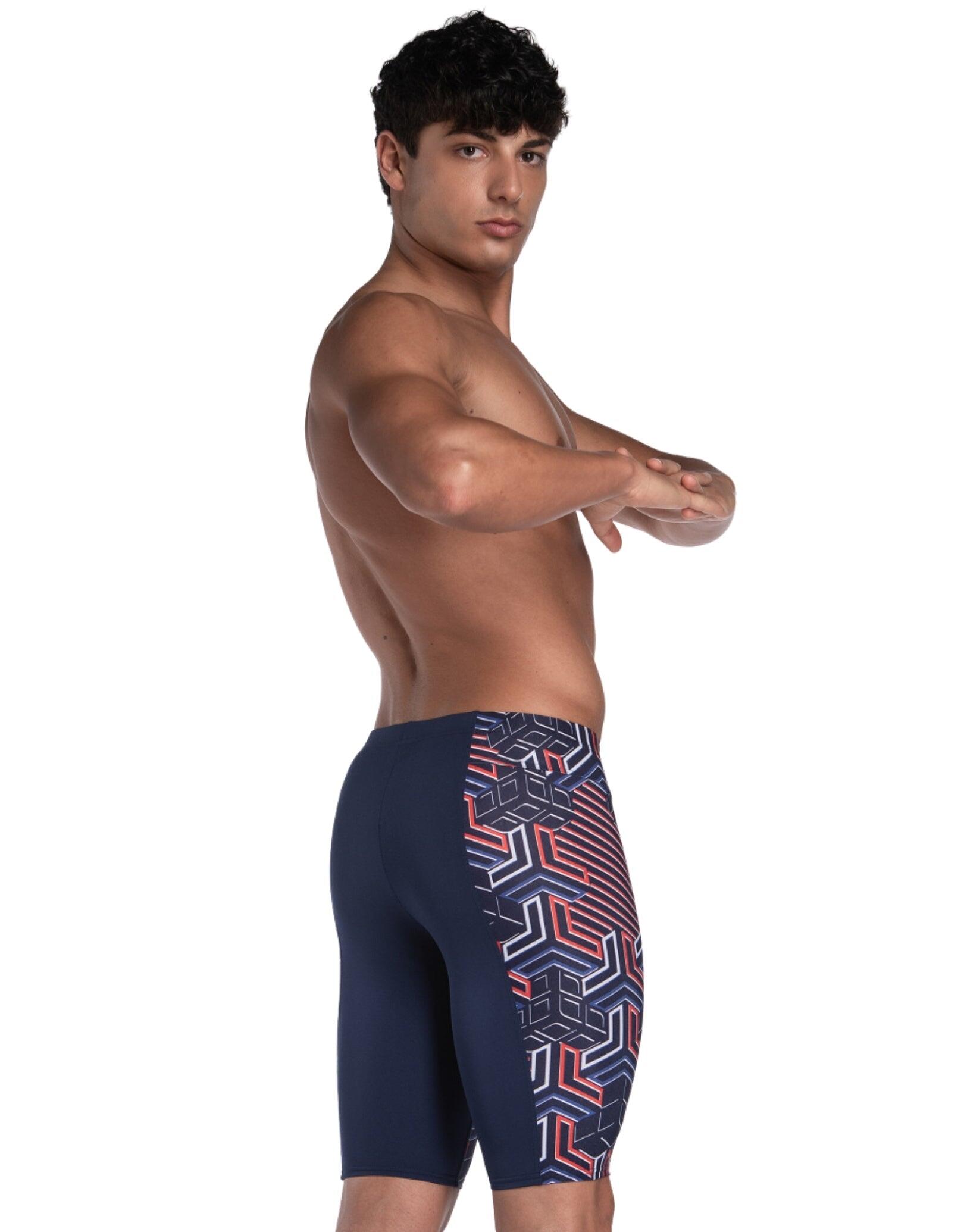 Arena Kikko Pro Swim Jammer - Navy/Team Multi 2/5