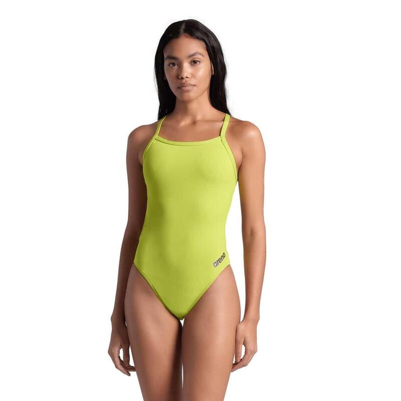 Arena W Team Swimsuit Challenge Solid soft Green