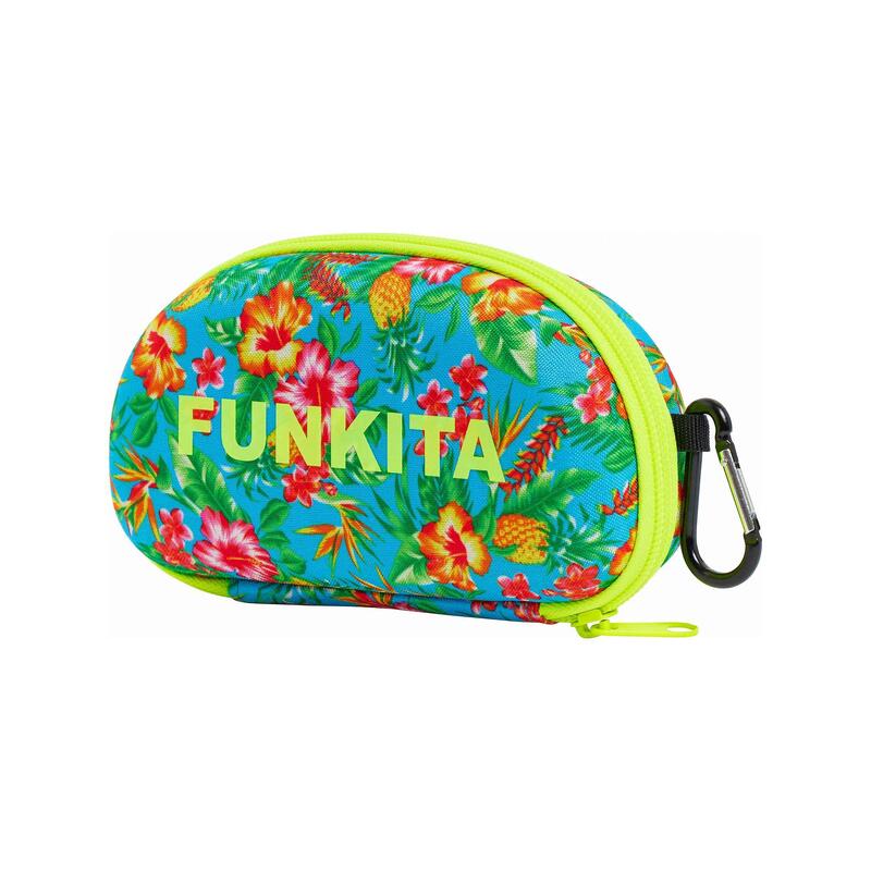 Funkita Zwembrillenhoes Case Closed Goggle Case Blue Hawaii