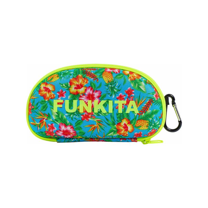 Étui à lunettes de natation Funkita Case Closed Goggle Case Blue Hawaii