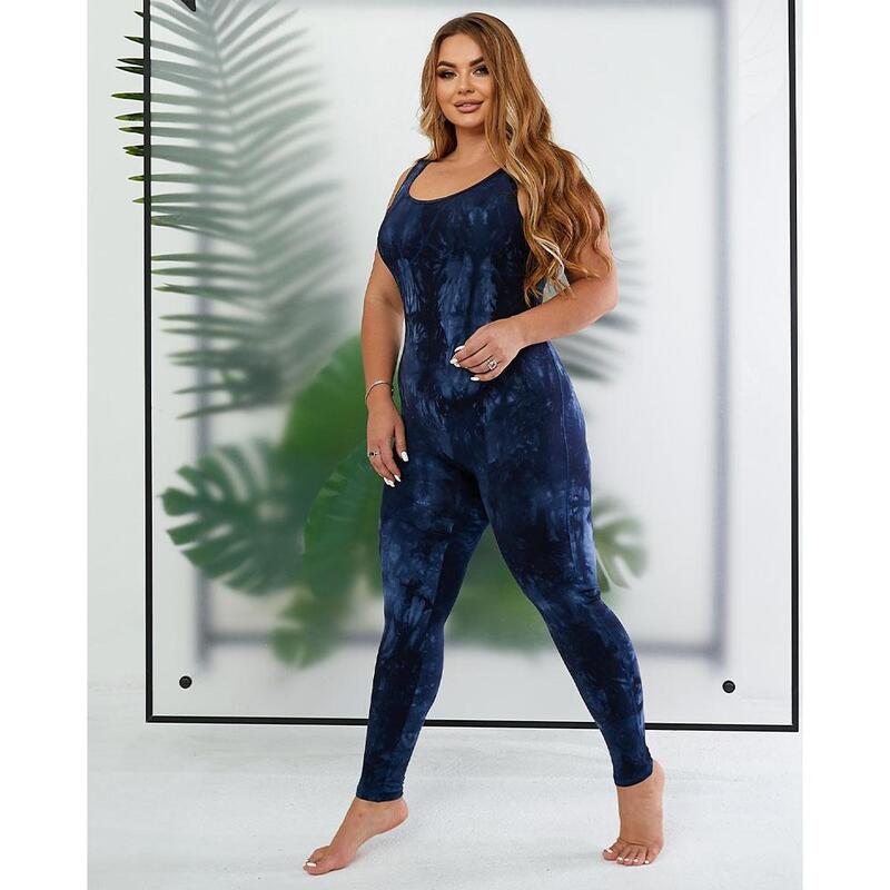 Samarali Jumpsuit Blauw Tie-Dye