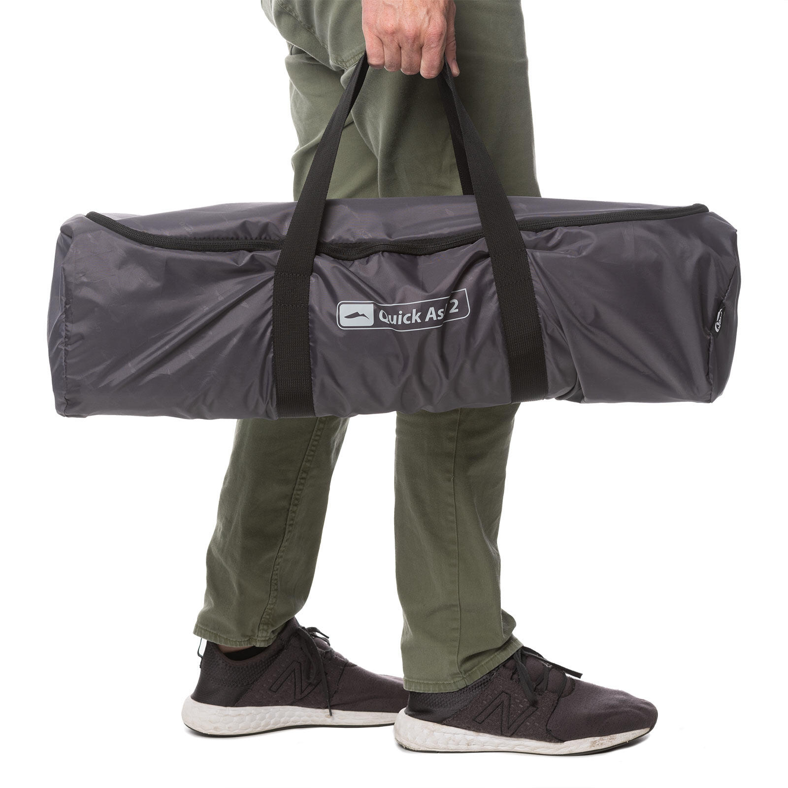 Schnellaufbau-Zelt Quick Ash 2 Sharkgrey für 2 Personen mit kleinem Vordach 6/6