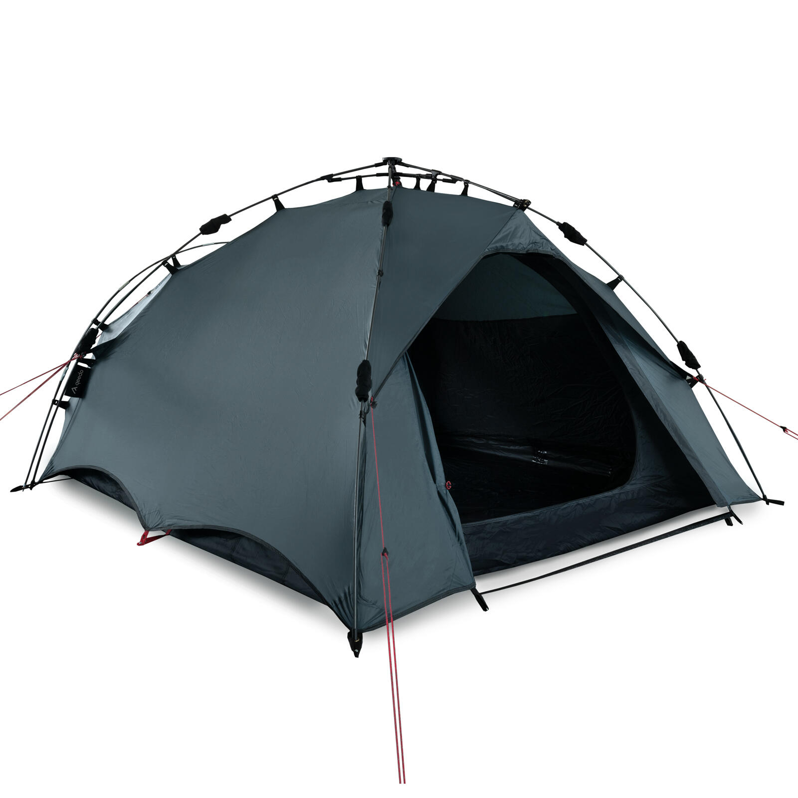 Tente de camping automatique avec système Quick-Up - Oak 3 - 3 Places, sharkgrey 7/7