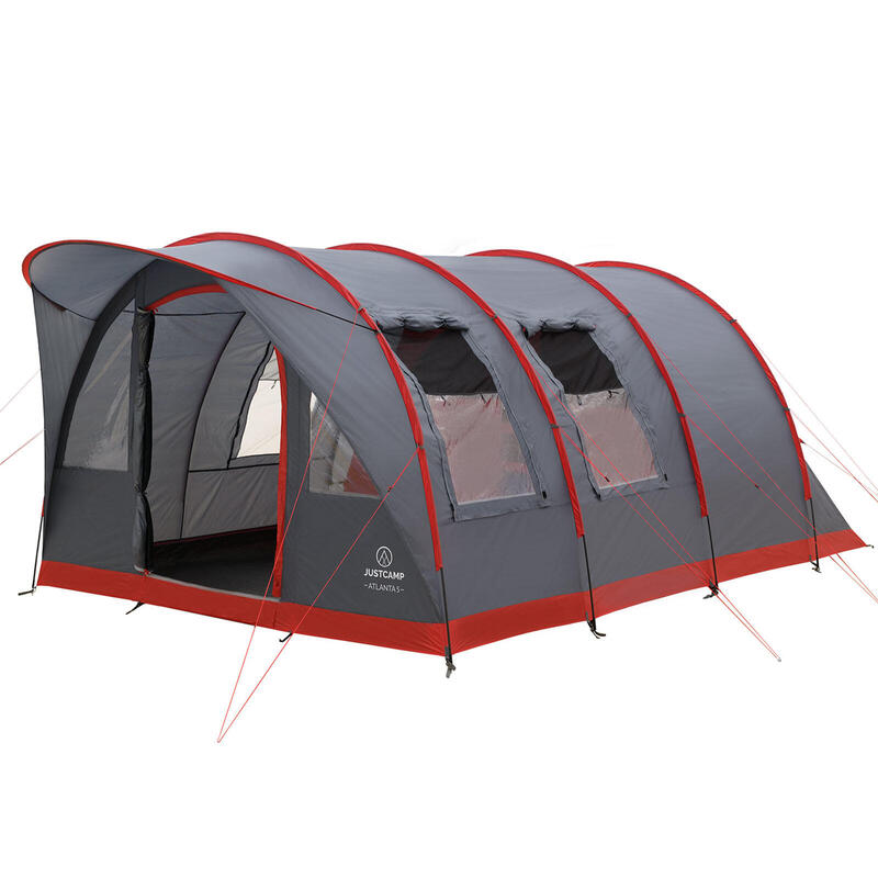 Tente familiale camping - Atlanta 5 personnes - 2 chambres, tente tunnel
