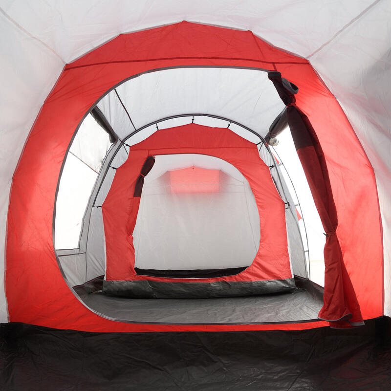 Familienzelt Justcamp Lake 6 Camping Zelt für 6 Personen mit zwei Schlafkabinen