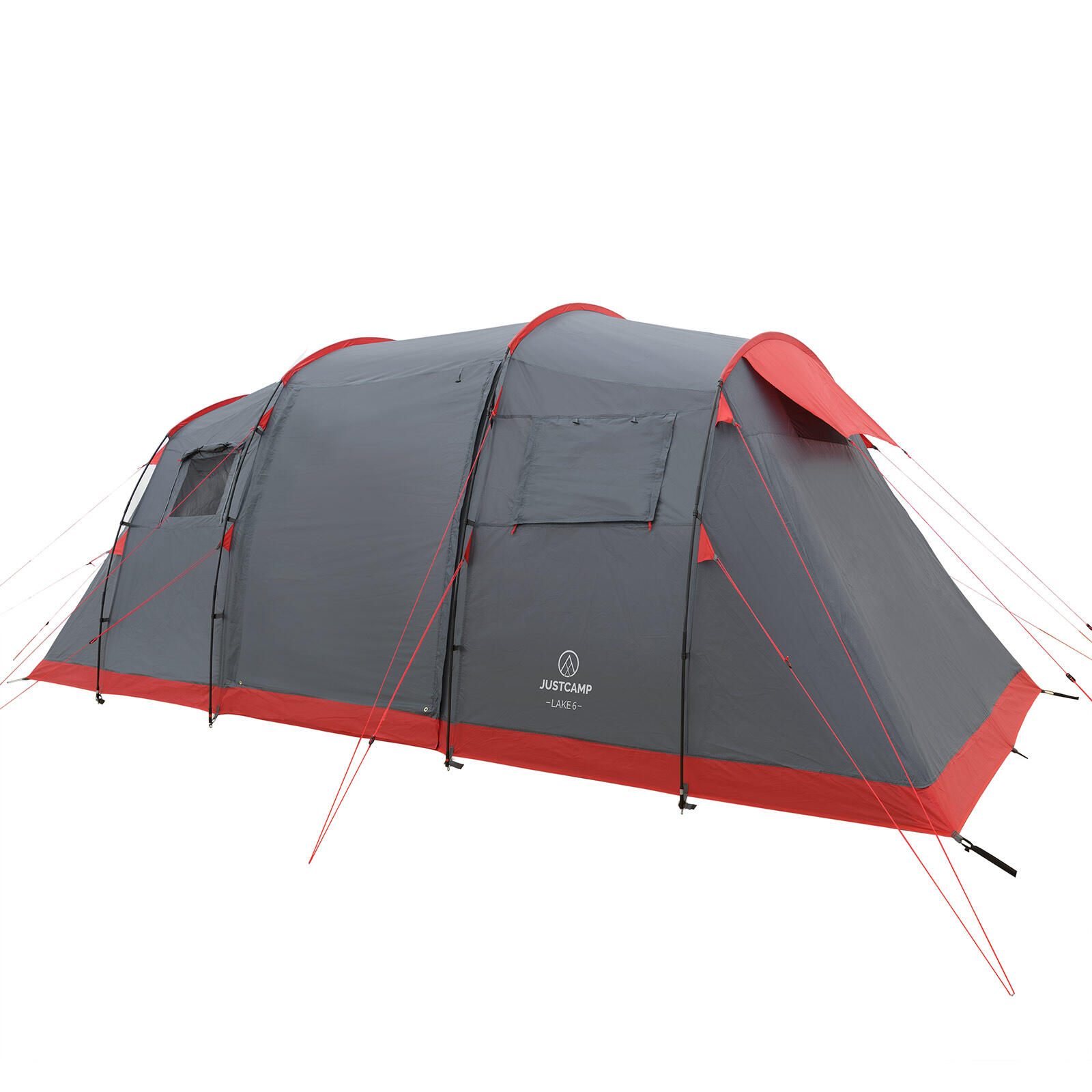 Tente familiale camping - Lake 6 personnes - 2 chambres, tente tunnel 3/7