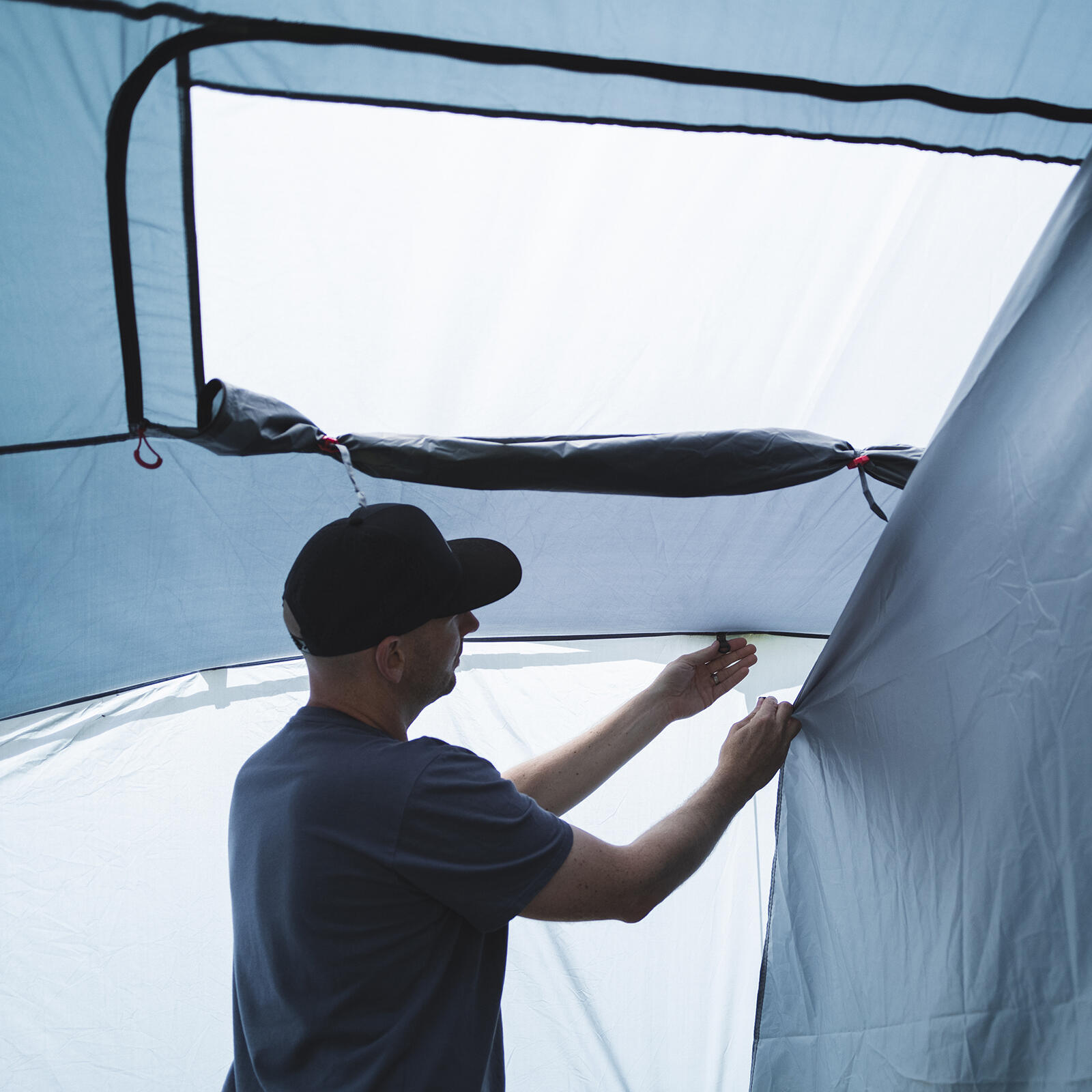 Familienzelt Camping 5 Personen Quick Villa Pro Schnellaufbau Zelt mit Stehhöhe 6/7