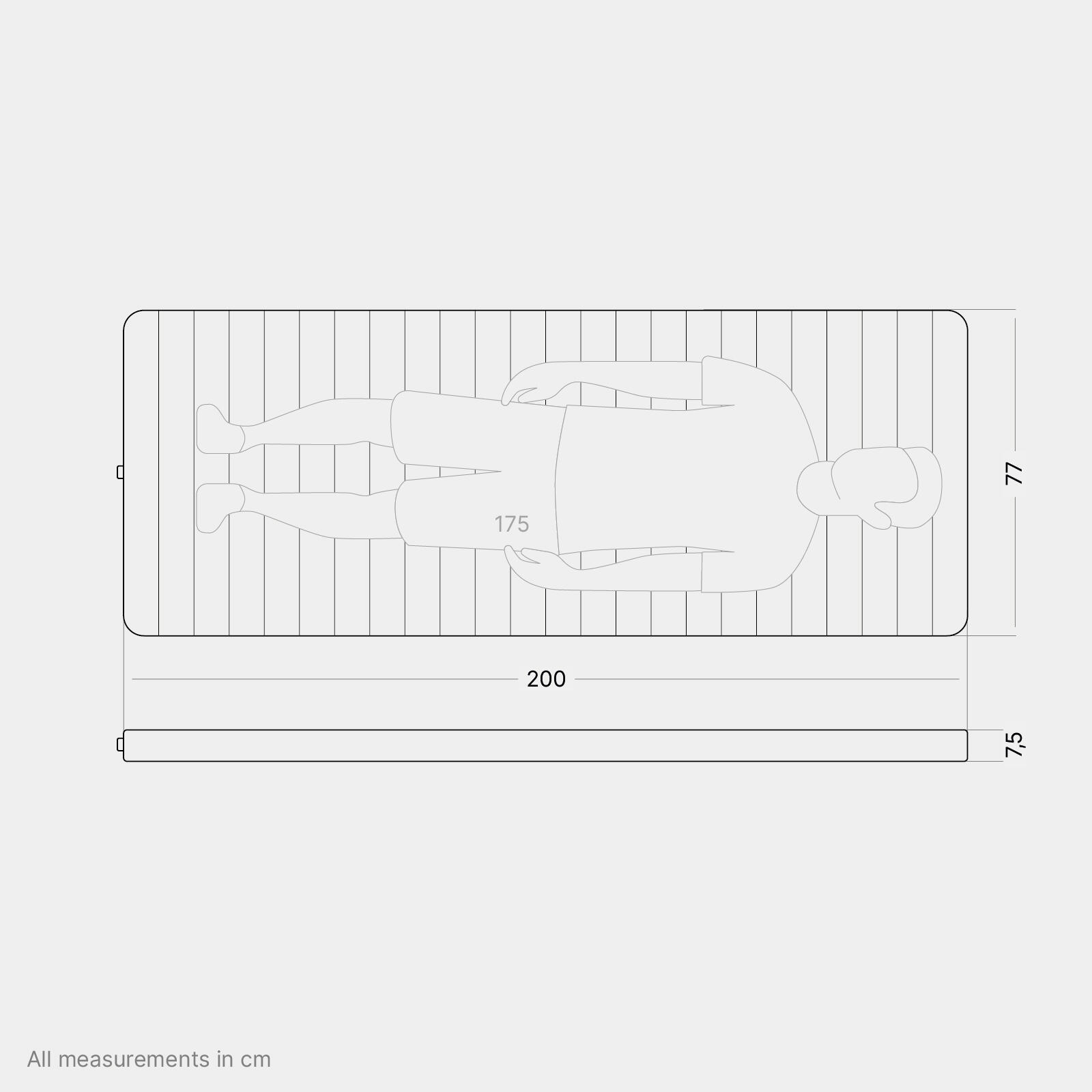 Matelas autogonflant Cloudmat Single – Confort solo en toute liberté 2/8