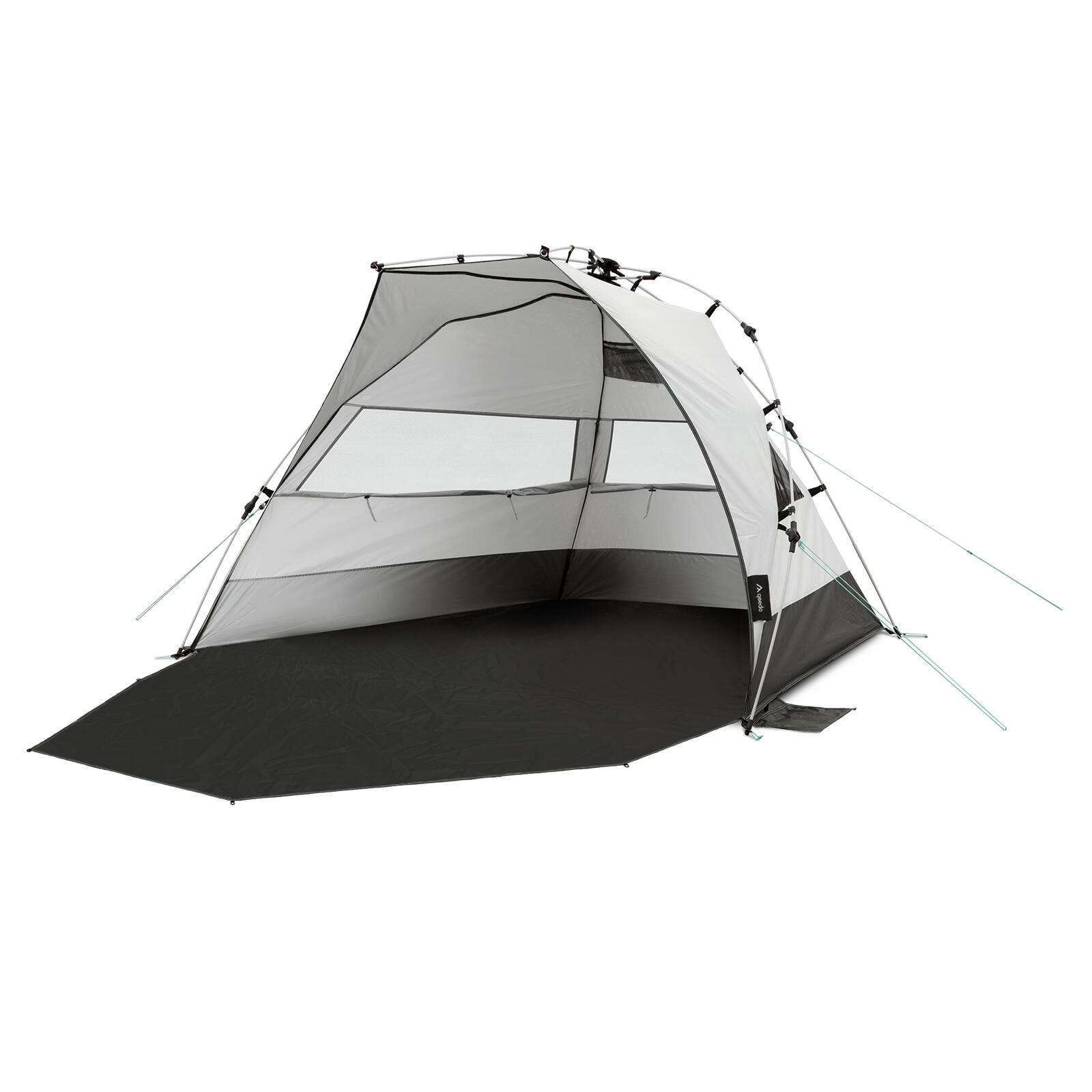 QEEDO Strandmuschel Quick Bay Pro mit UV80-Schutz  und Quick-Up-System