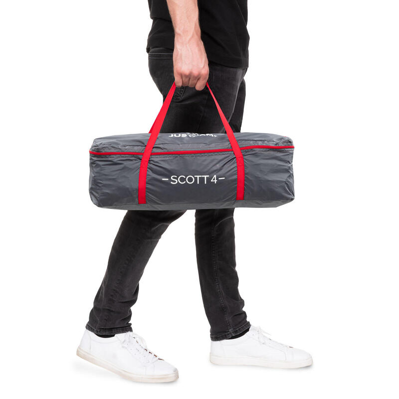 Tente de camping - Scott sombre - 4 places