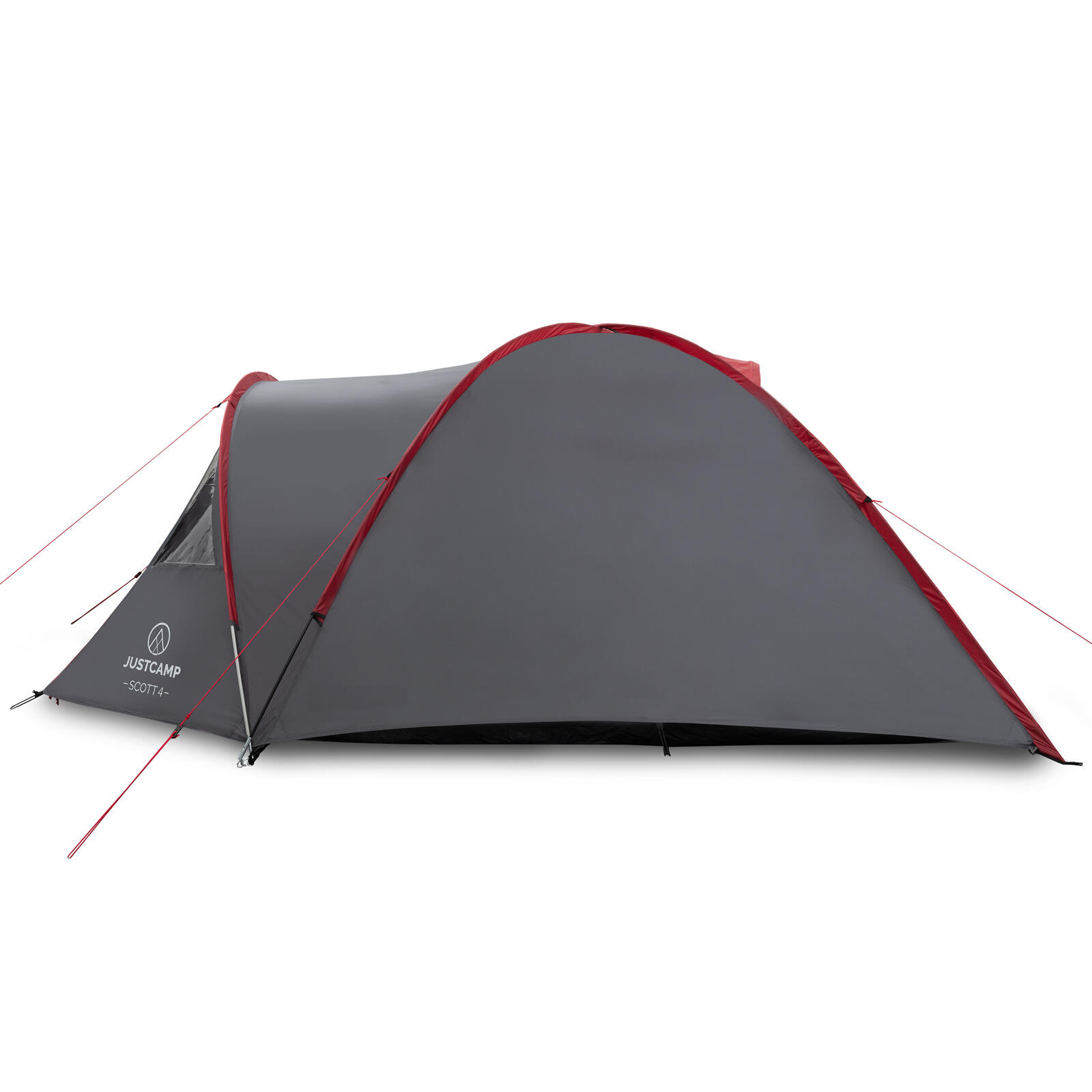 Camping Zelt 4 Personen Scott 4 Grau, wasserdicht, leicht & kompakt |  Decathlon