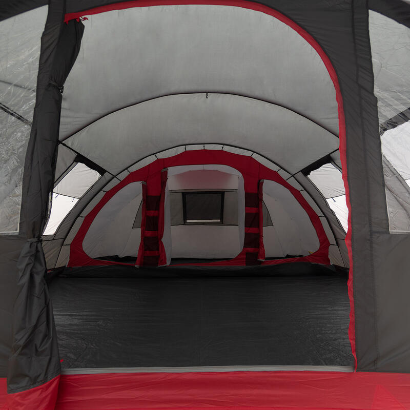 Tente familiale camping - Atlanta 7 personnes - 3 chambres, tente tunnel