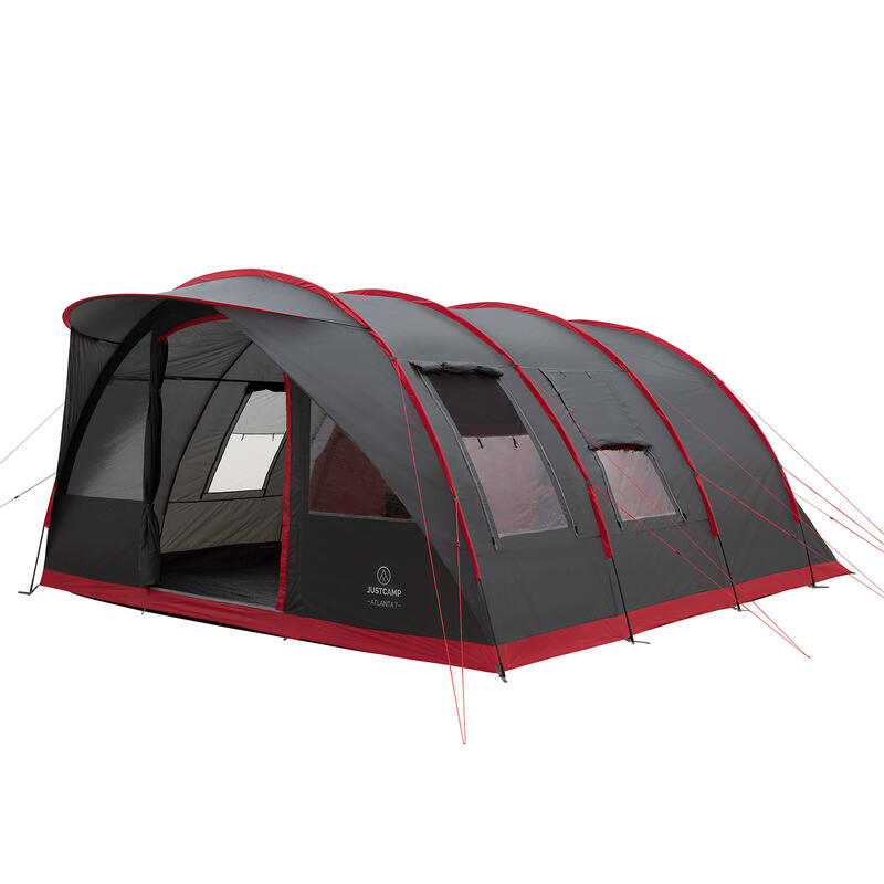 Tente familiale camping - Atlanta 7 personnes - 3 chambres, tente tunnel