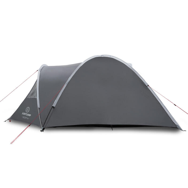 Tente de camping - Scott sombre - 4 places, intérieur assombri