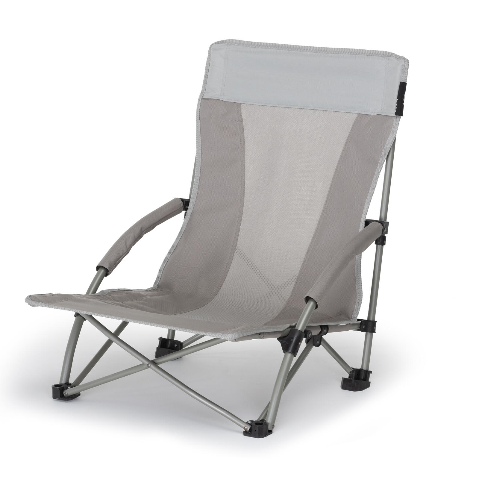 Qeedo - Chaise De Plage Pliante (max. 100kg) "johnny Beach" Chaise De Camping Longue - Chaise - Gris - No Size - Decathlon