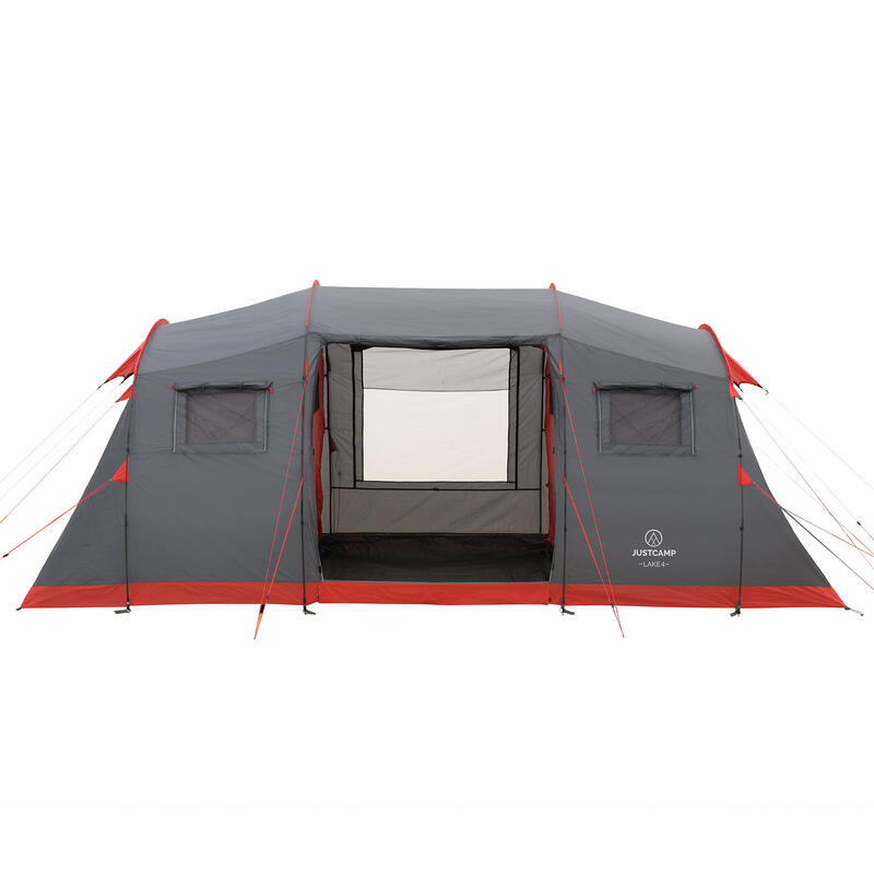 Familienzelt Justcamp Lake 4 Camping Zelt für 4 Personen mit zwei Schlafkabinen