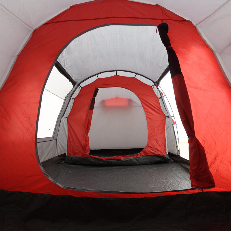Familienzelt Justcamp Lake 4 Camping Zelt für 4 Personen mit zwei Schlafkabinen