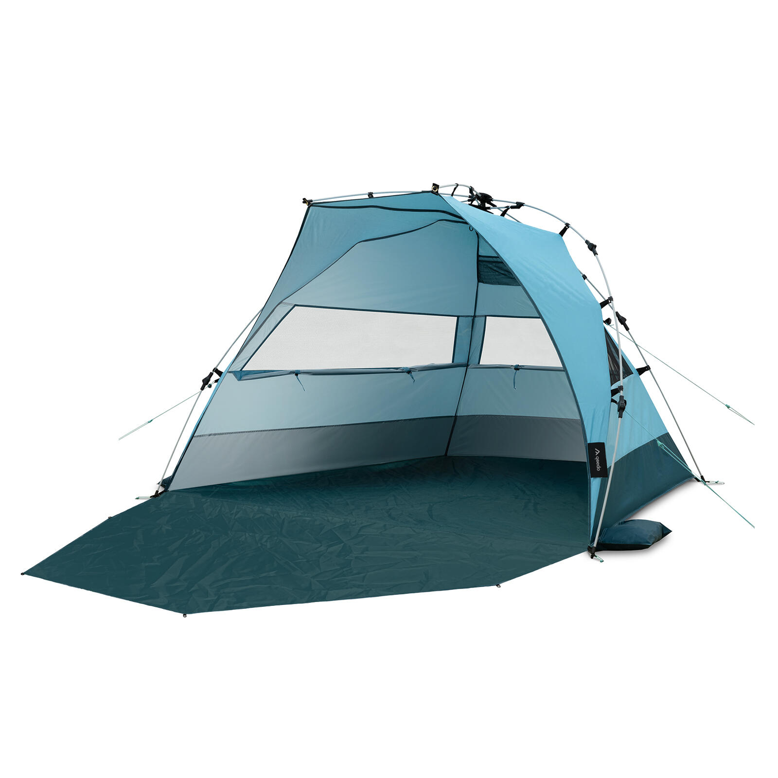 QEEDO Strandmuschel Quick Bay Pro mit UV80-Schutz  und Quick-Up-System