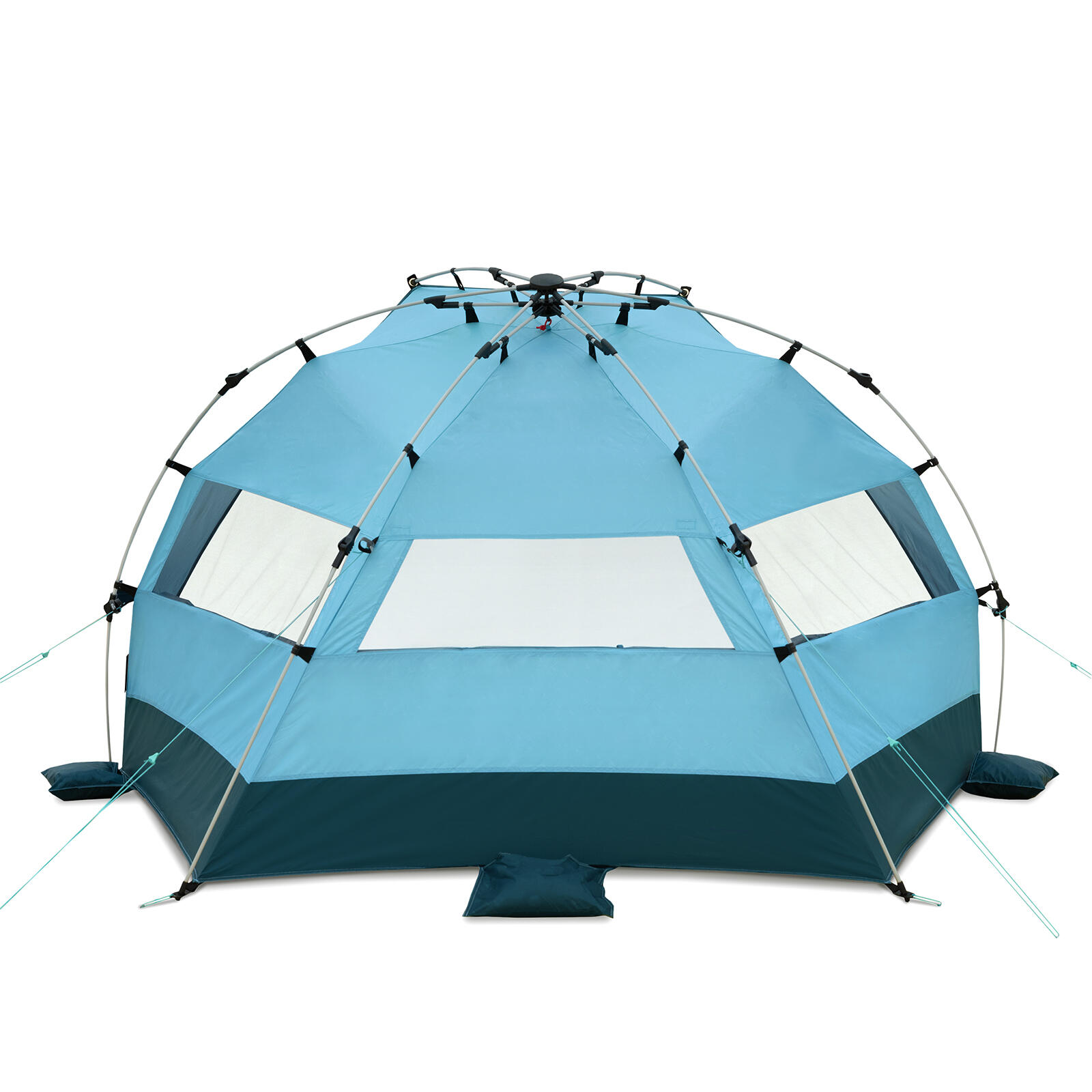 Tente de plage automatique UPF80+ 3 Places "Quick Bay Pro" - oceanblue 6/7
