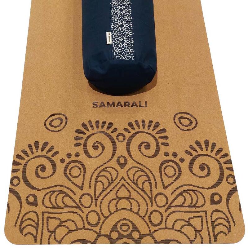 Samarali Bolster da Yoga Blu navy