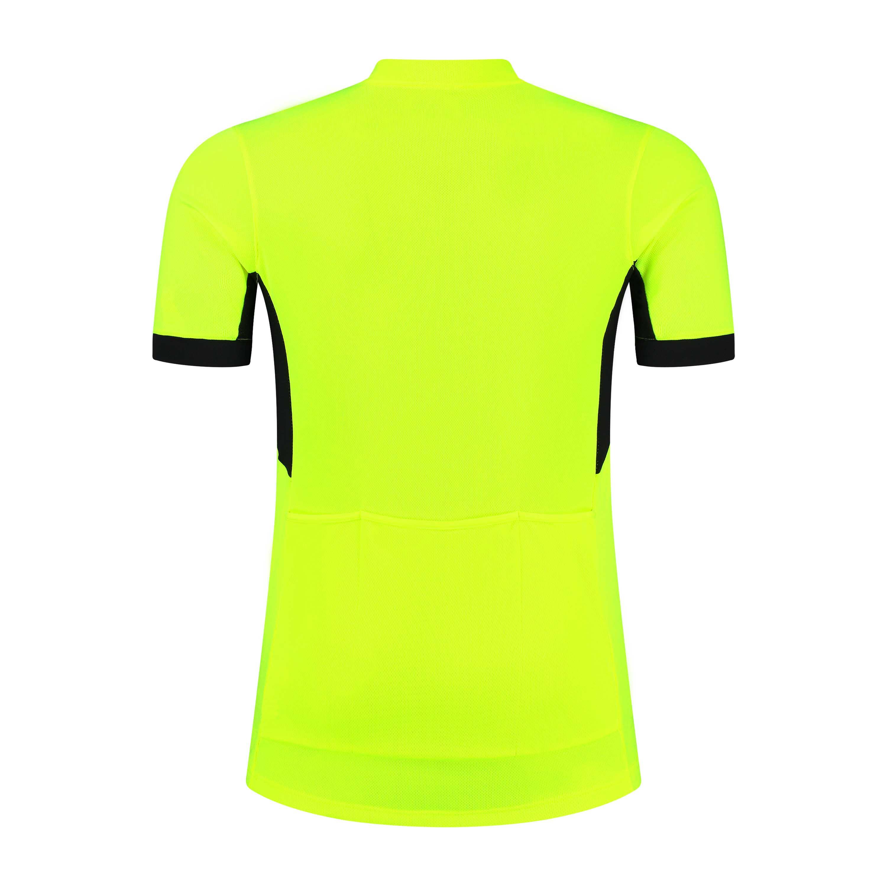 Men's Cycling Jersey Short Sleeve Comfort Fit Core Yellow/Black 3/5