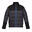 Chaqueta Acolchada Vintage de Aislado para Hombre Gris Seal, Negro