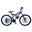 Bicicletta MTB Colorado Biammortizzato 26" Blu-arancio