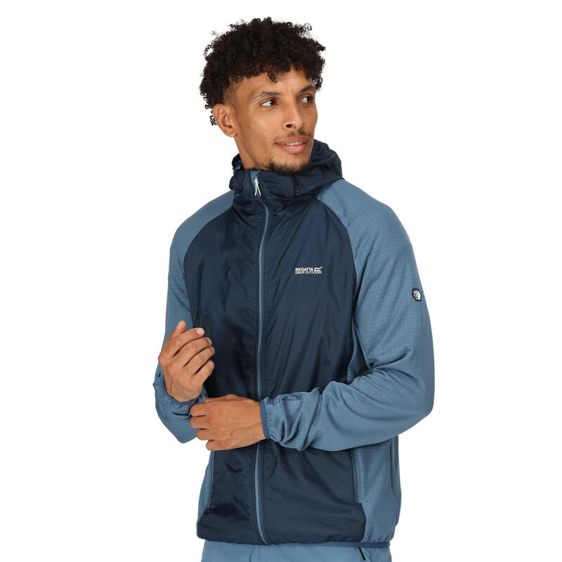 Heren Highton Lite Hybride Soft Shell Jas met capuchon (Blauwe