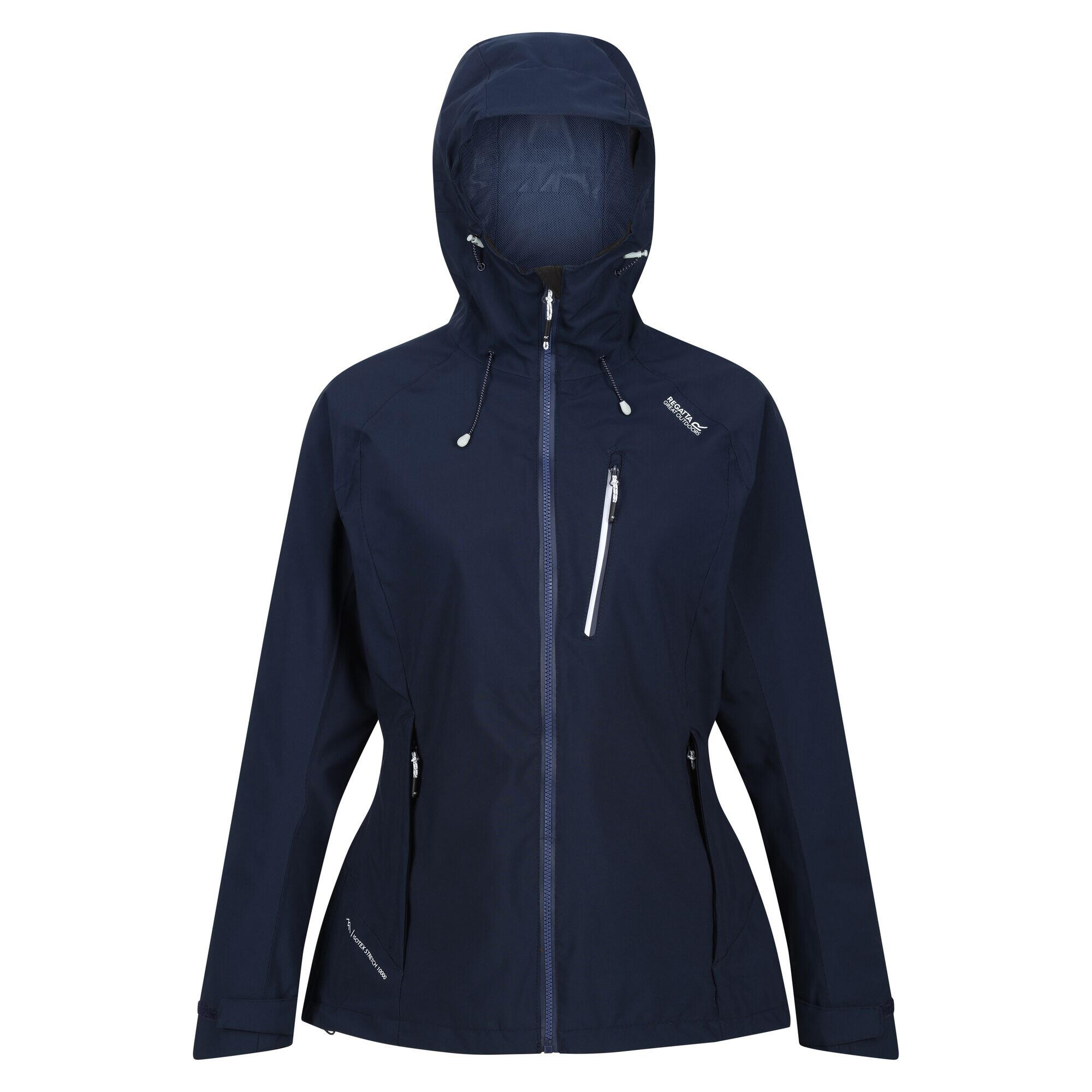 Womens/Ladies Birchdale Waterproof Shell Jacket (Navy) REGATTA | Decathlon