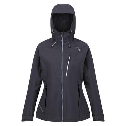 Shelljacke Birchdale, wasserfest Damen Mittelgrau/Weiß