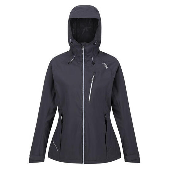 Shelljacke Birchdale, wasserfest Damen Mittelgrau/Weiß