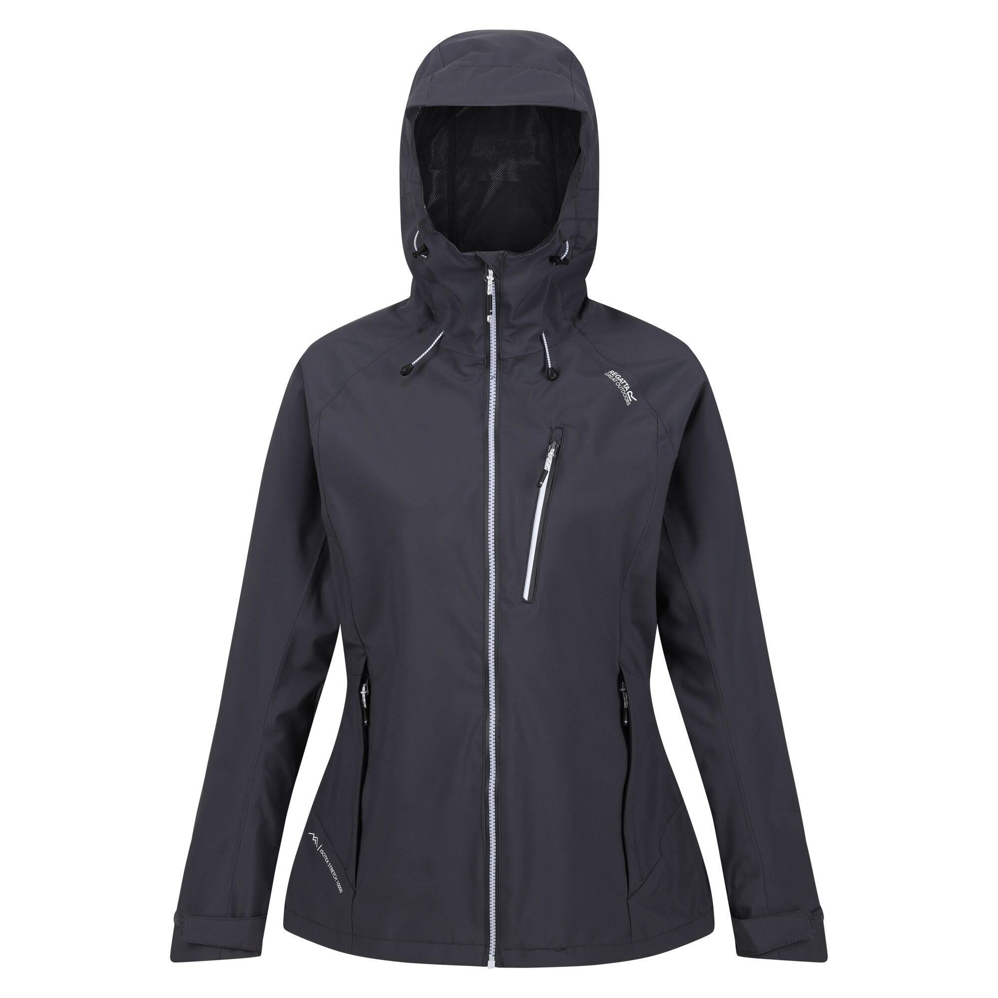 Women's BIRCHDALE waterproof jacket (Seal gray / White)