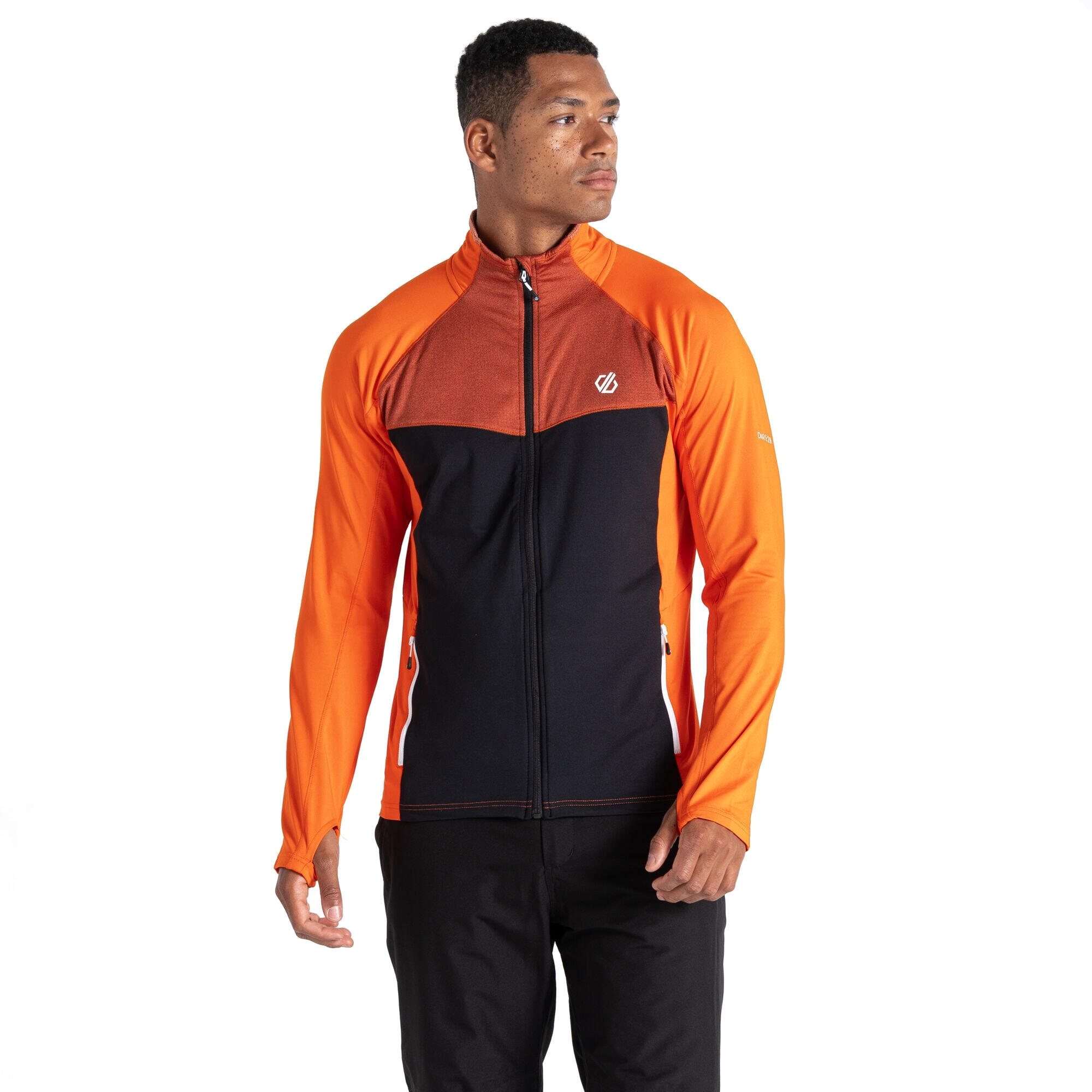 Haut De Sport SUBSTRATUM Homme (Orange Vif / Noir) 4/5
