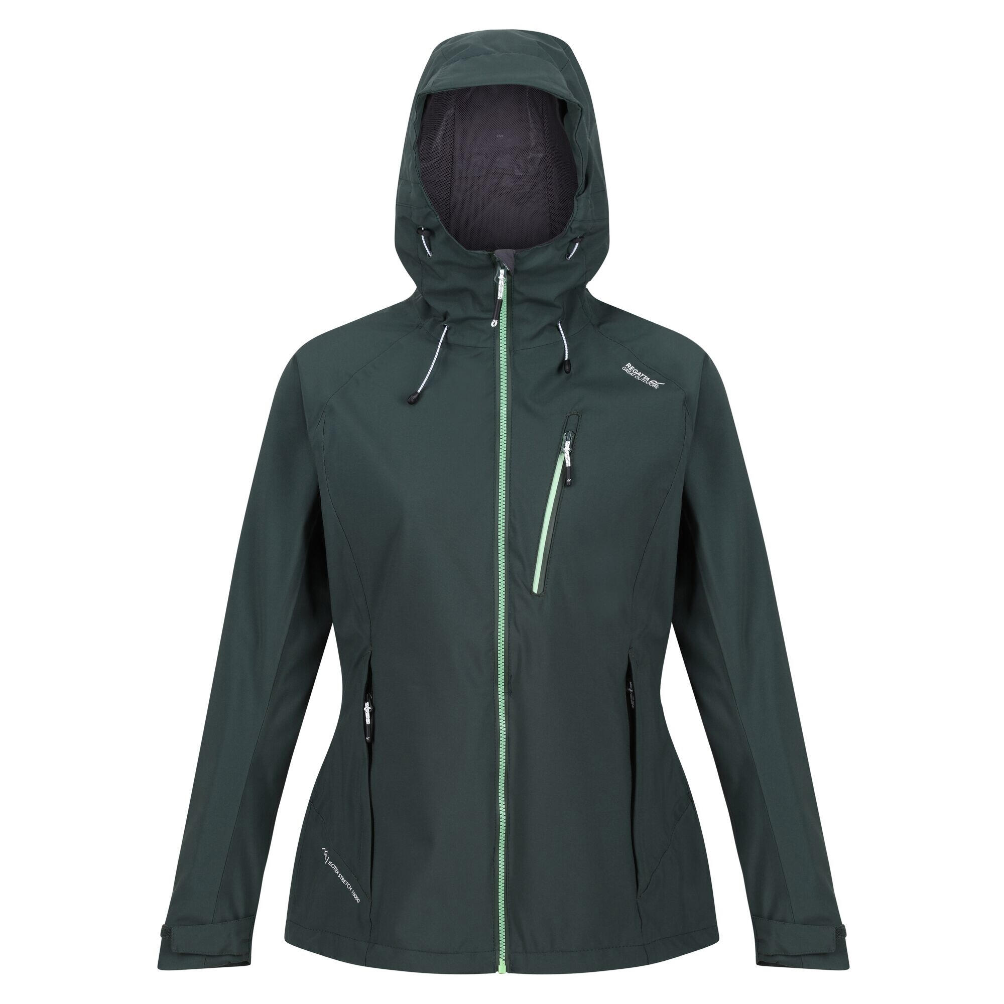 REGATTA Womens/Ladies Birchdale Waterproof Shell Jacket (Darkest Spruce)