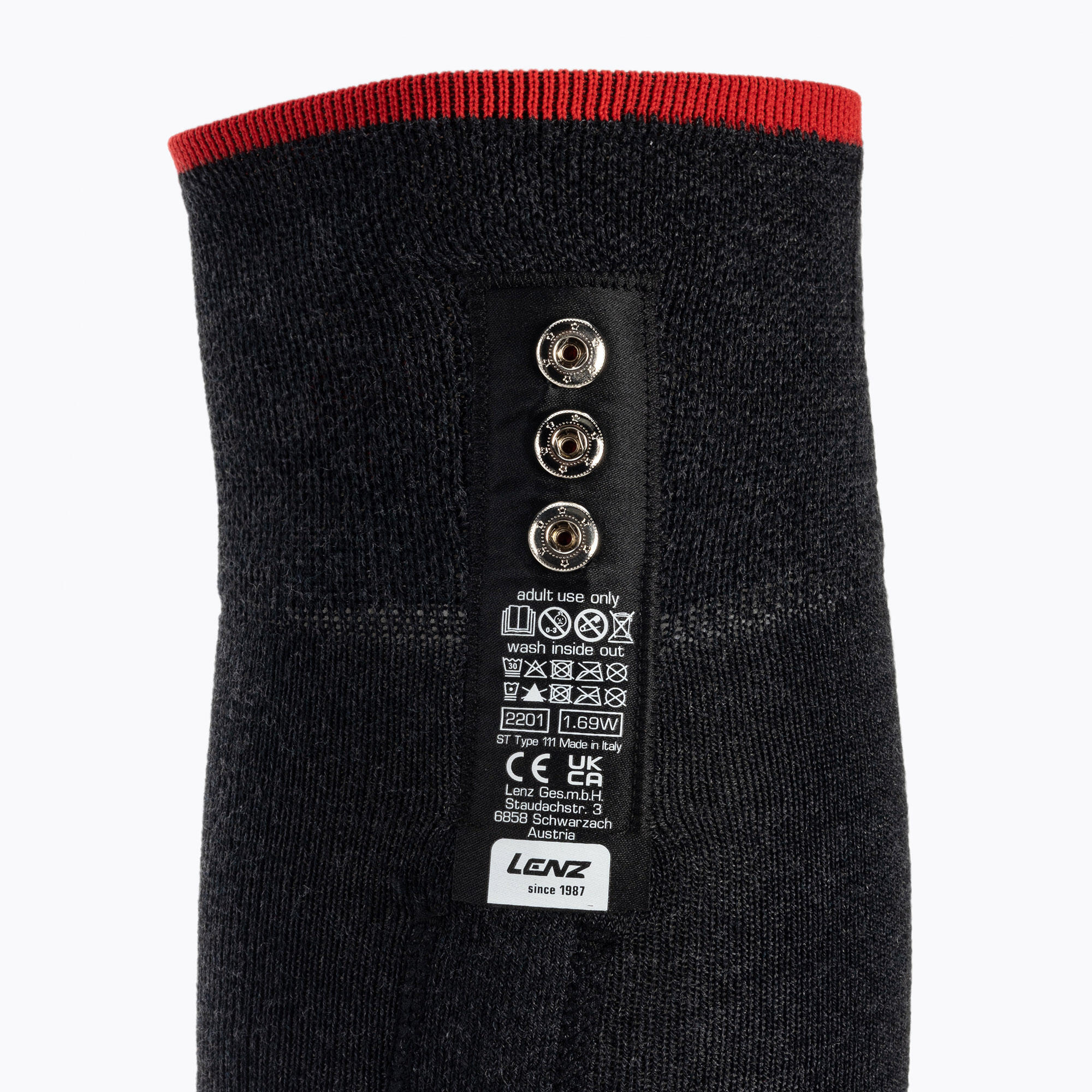 Lenz Heat Sock 5.1 Toe Cap 3/7