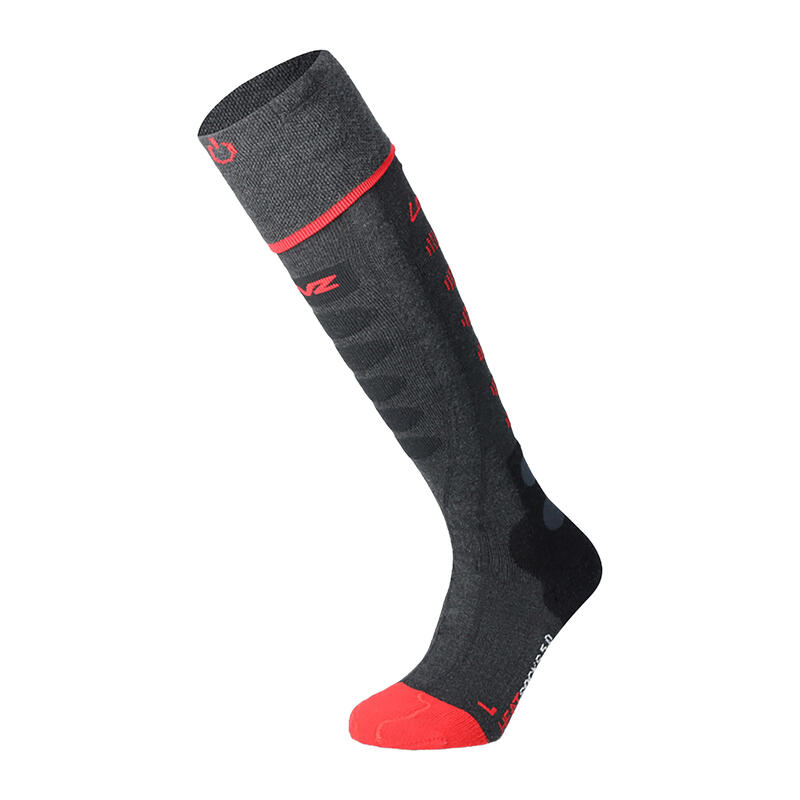 Lenz Heat Sock 5.1 Toe Cap Chaussettes de ski chauffantes Regular Fit