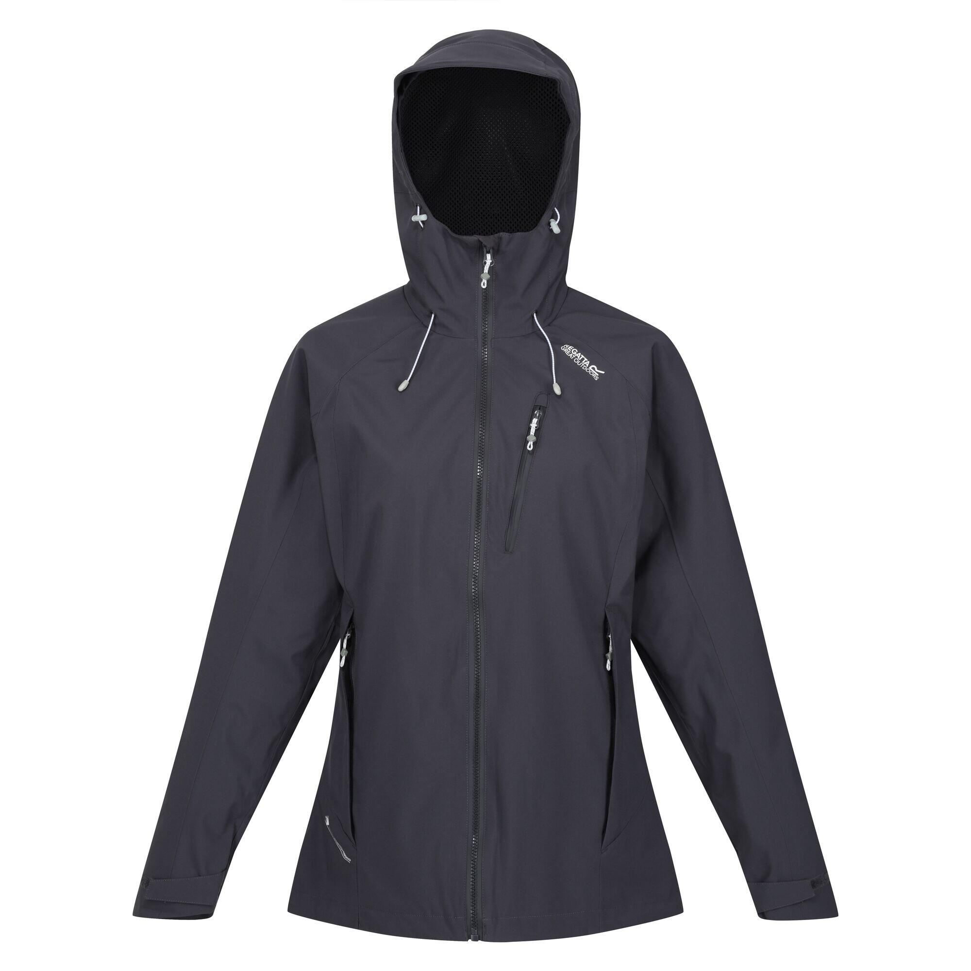 REGATTA Womens/Ladies Birchdale Waterproof Shell Jacket (Seal Grey)