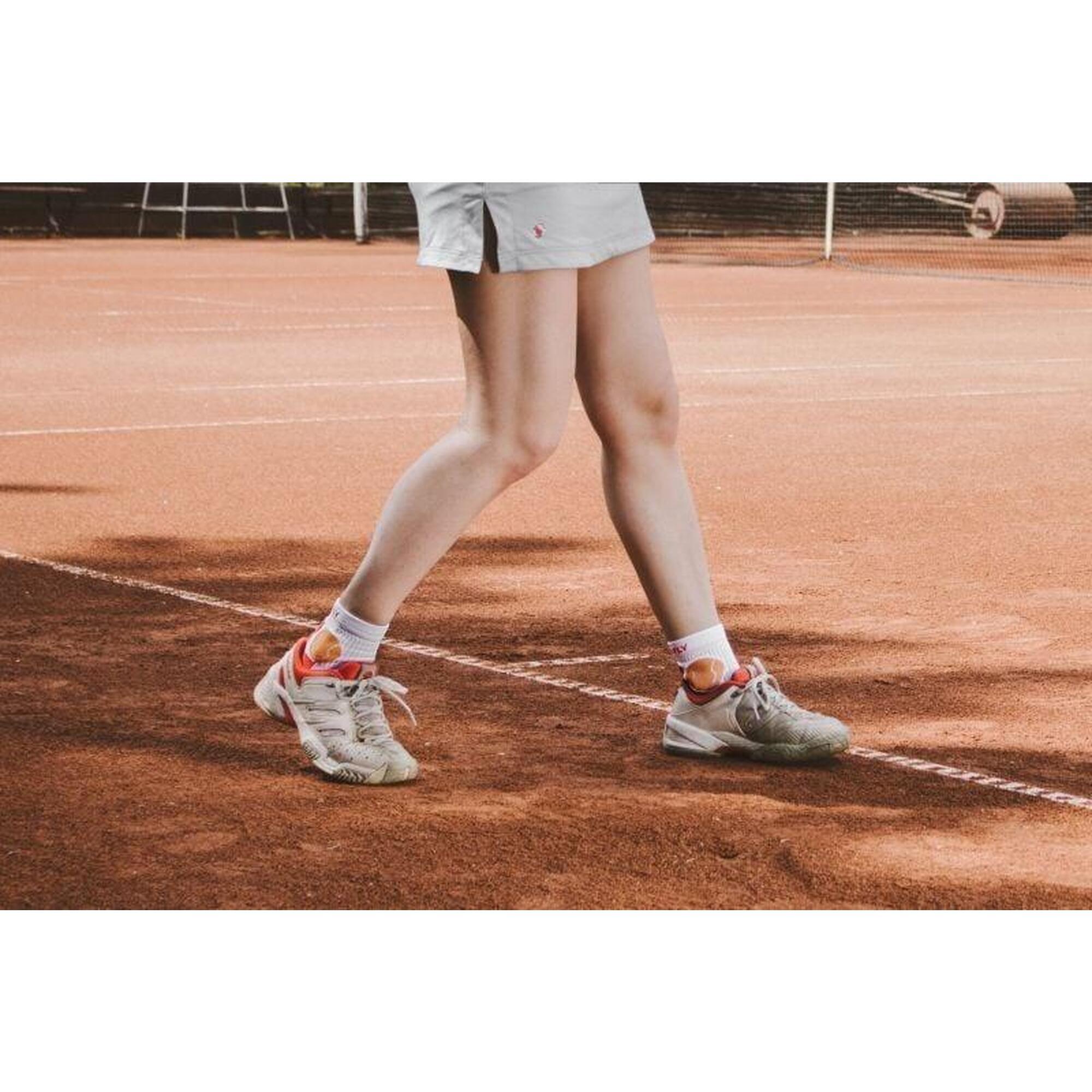 Sosete scurte pentru tenis Fusion White Coral