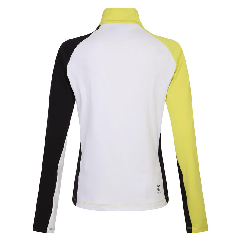 Haut de sport ICE Femme (Jaune prune / Noir)