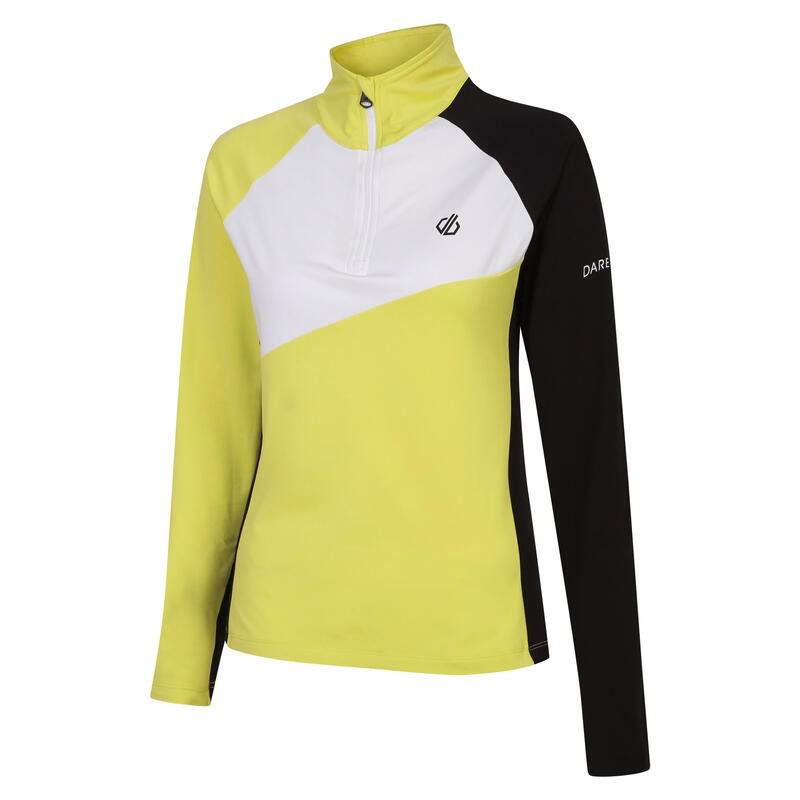 Haut de sport ICE Femme (Jaune prune / Noir)