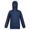 Groot Buitenshuis Kinderen/Kinderen Lever II Packaway Rain Jacket (Blauwe