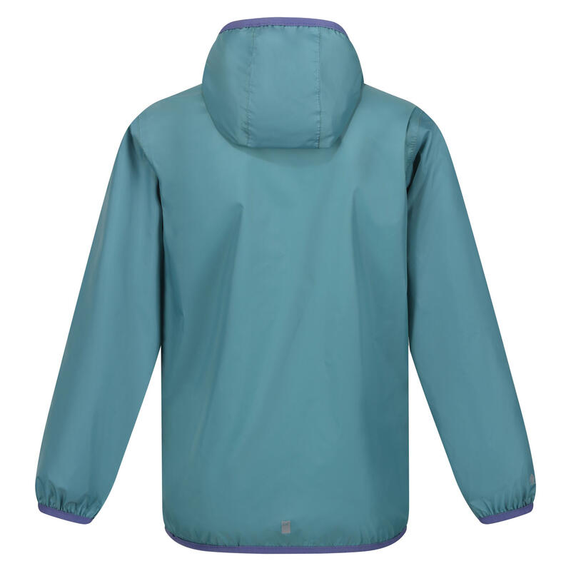 Veste imperméable LEVER Unisexe (Jade bleu)