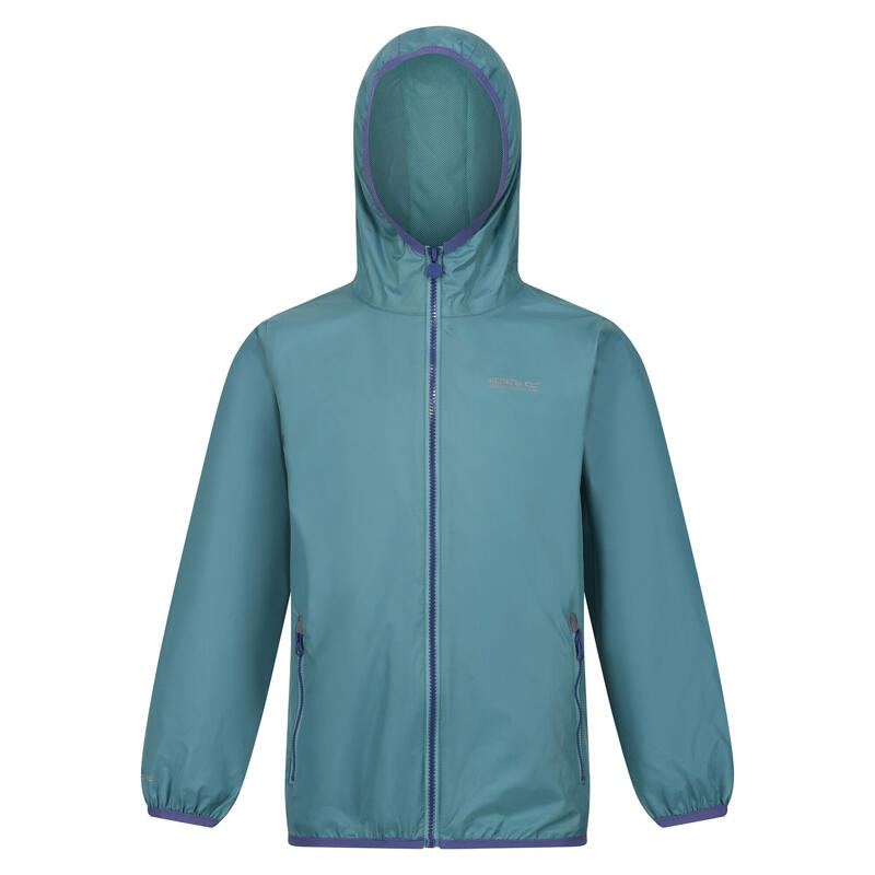 Veste imperméable LEVER Unisexe (Jade bleu)