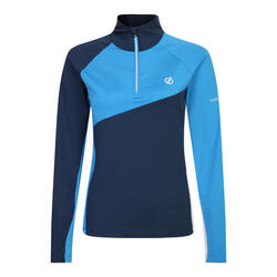 Dames Ice Core Stretch Midlayer (Zweeds Blauw/Moonlight Denim)