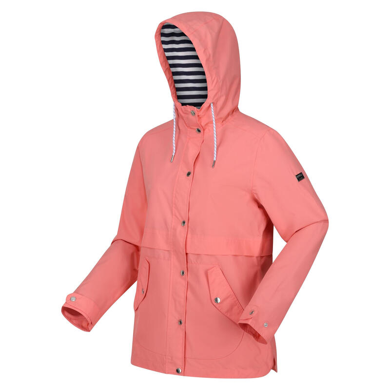 Chaqueta Impermeable Bayla para Mujer Rosa Concha