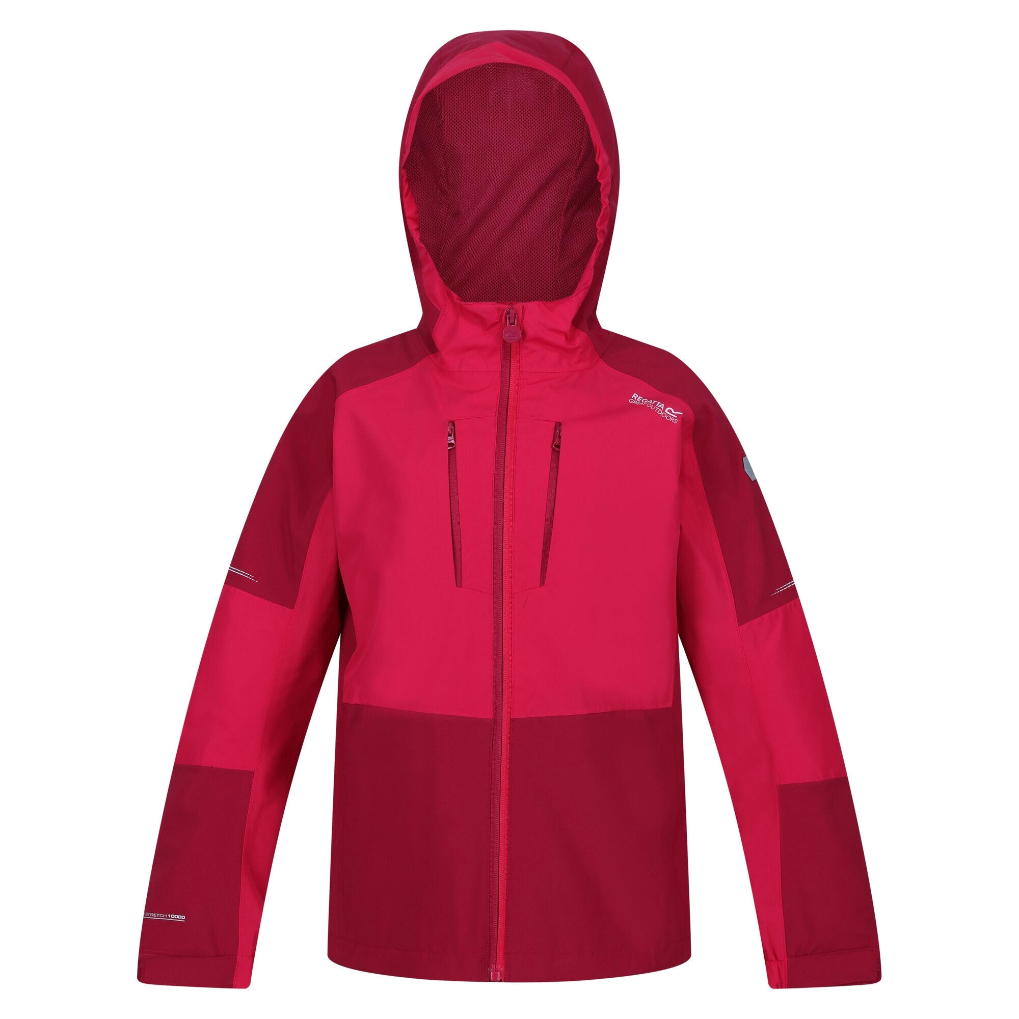 REGATTA Childrens/Kids Highton IV Waterproof Jacket (Pink Potion/Berry Pink)