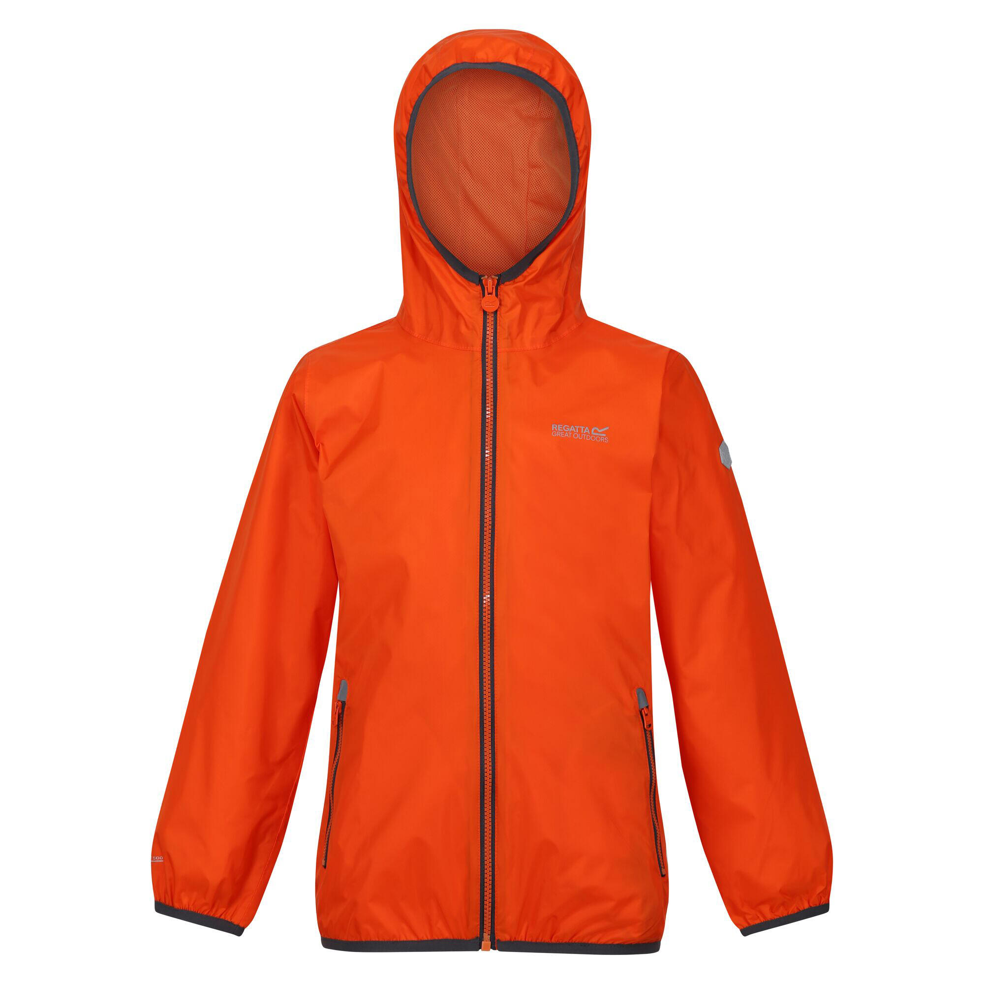 Great Outdoors Childrens/Kids Lever II Packaway Rain Jacket (Blaze Orange) 1/4