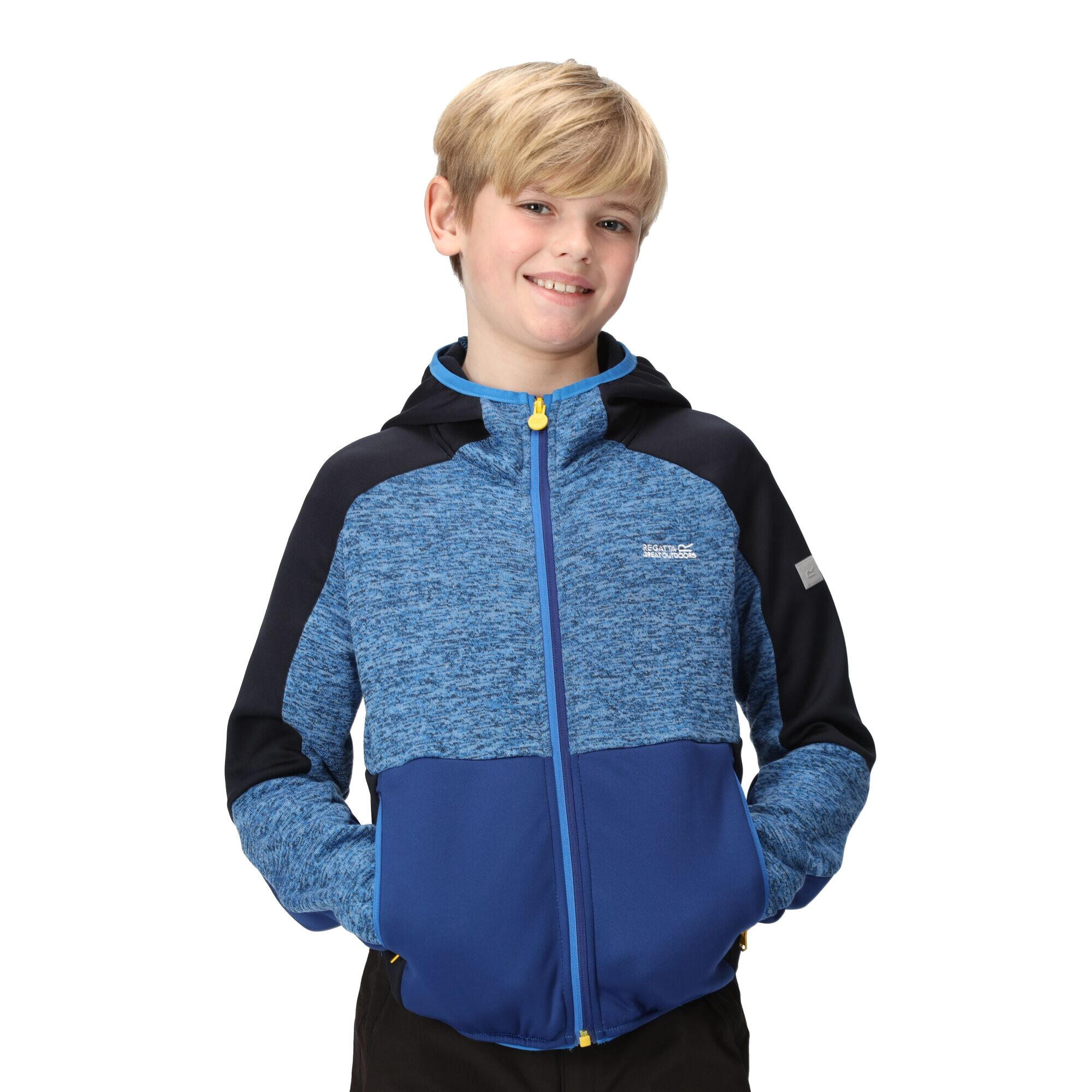 Childrens/Kids Dissolver VII Full Zip Fleece Jacket (Strong Blue/Navy) 4/5